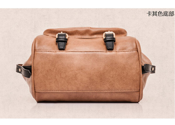 Western Style Fashion Ladies Handbags , retro leather motorcycle bag  large capacity